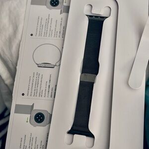 Apple Watch Series 10 watch band - 42 MM slate stainless steel Milanese Loop